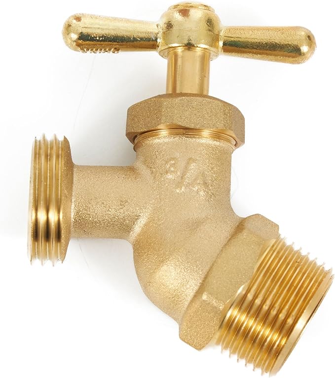 Good Ideas Rain Wizard 50 Gallon Plastic Outdoor Home Rain Barrel Water Storage Collector with Brass Spigot and Flat Back Design, Terra Cotta (4 Pack)