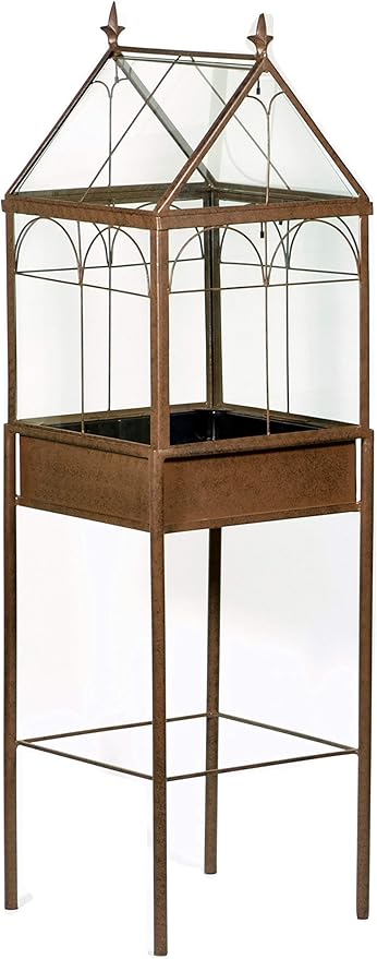H Potter Large Glass Terrarium Succulent Planter Wardian Case for Plants