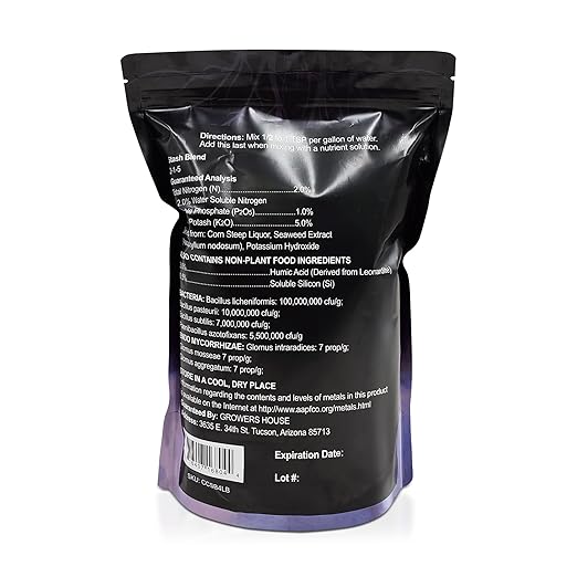 Stash Blend Premium Plant Additive Root Hormone for Plants - with Corn-Steep Liquor, Seaweed Powder, Humic Acid, Mycorrhizae, Microbial Bacteria, Soluble Silicon - Ideal for Gardeners and Growers