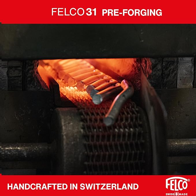 Felco F31 Pruning Shears – 8.3" Garden Clippers with Anvil Blade for Dry & Hard Wood | Hand Pruner for Gardening | Garden Tool Cutter with Aluminum Handle, Alloy Steel Blade, High-Torque Cutting Power