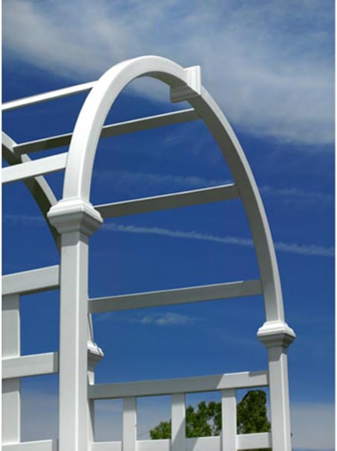 Athens 39"W x 81"H Vinyl Arbor