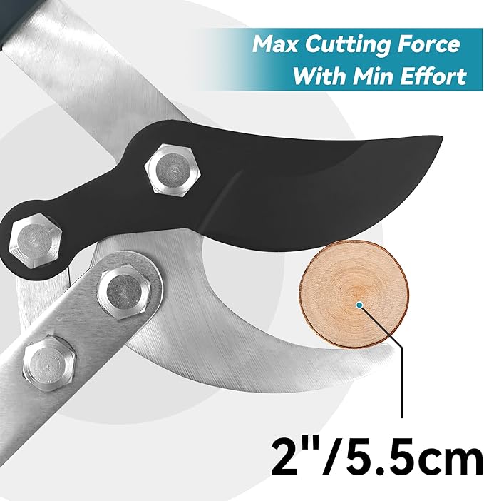 CYRUS Loppers for Tree Trimming 30 Inch,Garden Loppers Branch Cutter,Branch Trimmer with 2" Cutting Capacity and Long Handles Effortless Tree Limb Trimmer