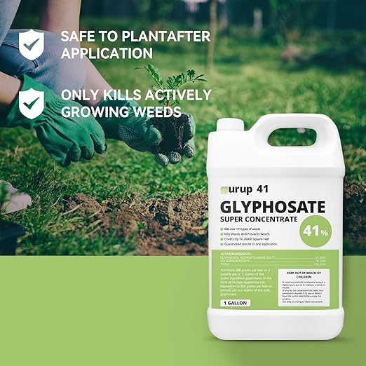 1 Gallon 41% Glyphosate Super Concentrate Weed & Grass Killer