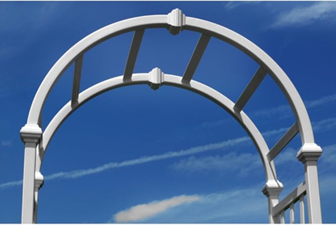 Athens 39"W x 81"H Vinyl Arbor
