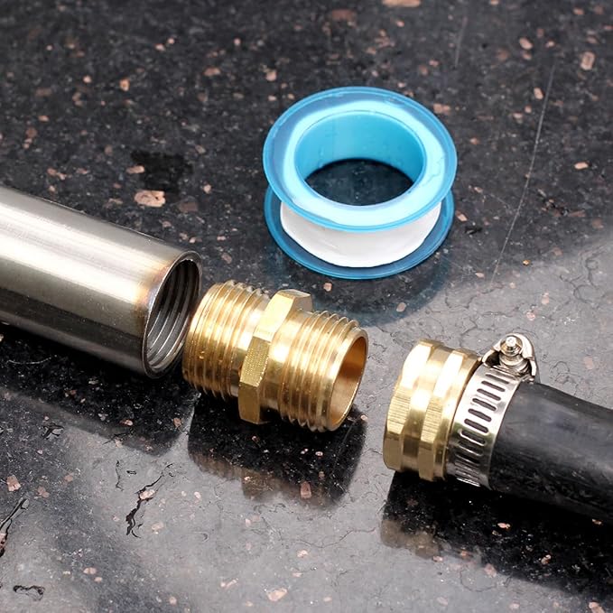 Garden Hose Connector Adapter, 3/4" GHT Double Famale Double Male Connectors,Male to Male, Female to Female,(5+5 Pack)