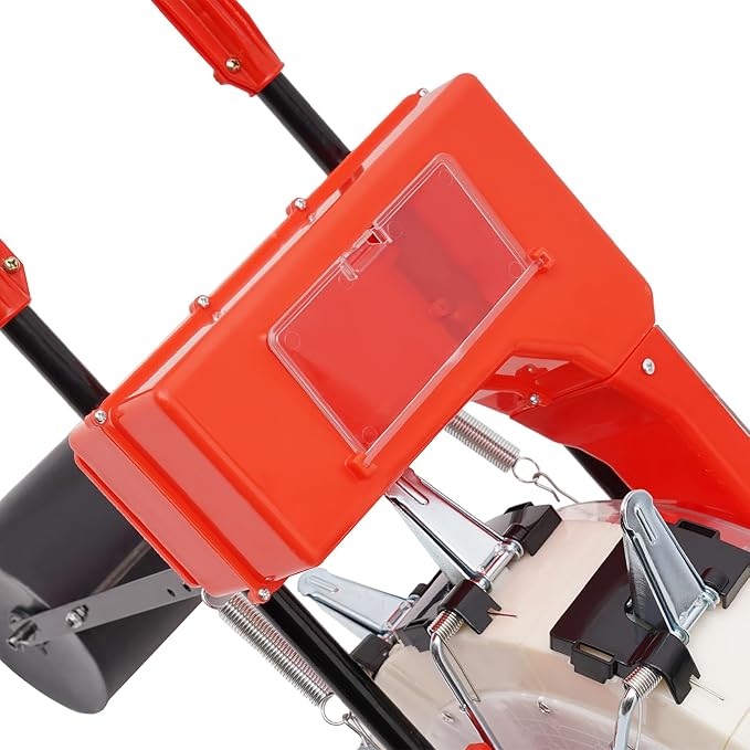 Hand Push Seeder Spreader,Manual Roller Seeder Lawn Garden Spreaders Seed Planter, Multi-Function Corn Planter Seeder Planting Depth 3.5-7.8 Cm Seeder Tool for Soybean Peanut Corn (B Style)