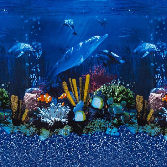 Swimline Overlap Pool Liner for Above Ground Pools, Dolphin, 28 (Round), 48/52 Inch Wall, 25 Gauge