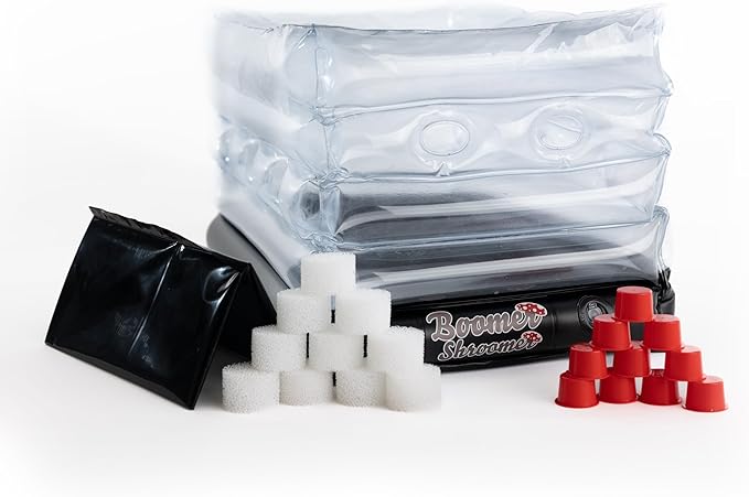 Boomer Shroomer Inflatable Monotub, Bulk & Spawn Bag Bundle