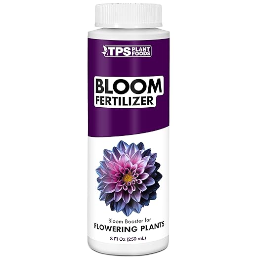 TPS NUTRIENTS Bloom Fertilizer, Concentrated PK Boost, No Nitrogen Bud and Fruit Booster, Liquid Plant Food 8 oz (250mL)