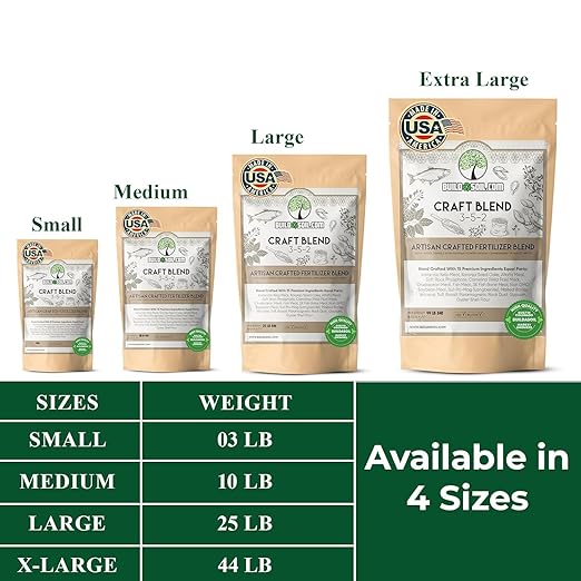 BuildASoil Fertilizer for Vegetable Garden and Organic Plant Food | Hand-Crafted Organic Fertilizer with 15 Premium Ingredients | Ensures Larger Plants and More Fragrant Flowers (10 LB - Medium Bag)