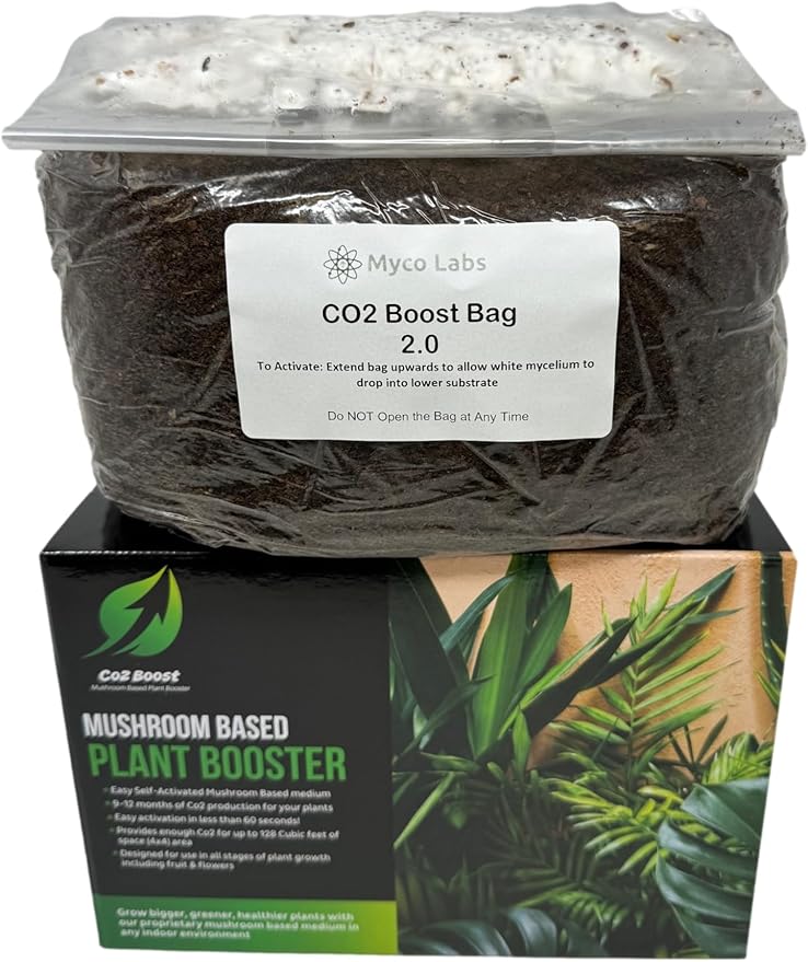 Co2 Boost Self-Activated Mushroom Grow Bag for Plants, Grow Rooms & Tents 2.0