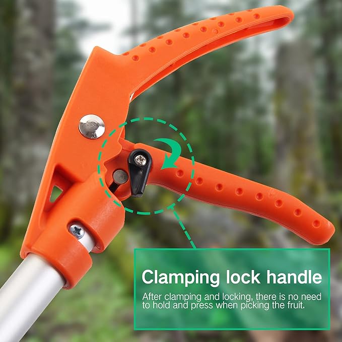 KSEIBI 143020 Long Reach Cut and Hold Bypass Pruner Max Cutting 1/2 inch (7.0 ft - 2.0m)