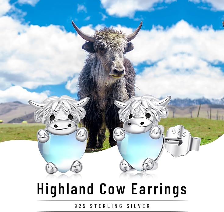 JUSTKIDSTOY Hypoallergenic Earrings Sterling Silver Crystal Cute Animal Studs Earrings for Sensitive Ears Birthday Gifts for Women Girls