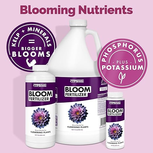 TPS NUTRIENTS Bloom Fertilizer, Concentrated PK Boost, No Nitrogen Bud and Fruit Booster, Liquid Plant Food, 32 oz (1 Quart)