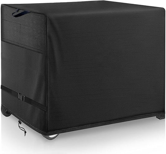 Outdoor Prep Table Cover - Heavy Duty Waterproof Cover for Outdoor Stainless Steel Table,Black