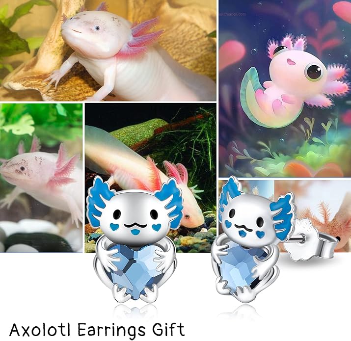 JUSTKIDSTOY Hypoallergenic Earrings Sterling Silver Crystal Cute Animal Studs Earrings for Sensitive Ears Birthday Gifts for Women Girls