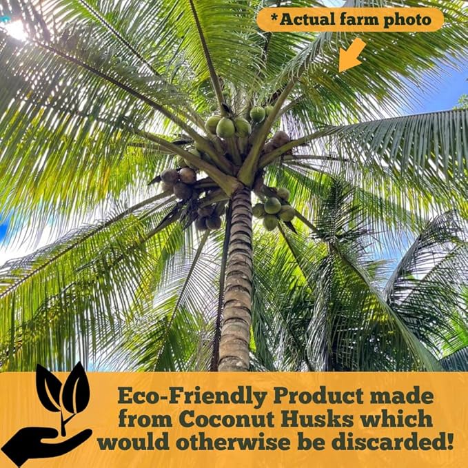 Happy Trees Coco Coir and Perlite 70/30 Growing Medium, Potting Mix, Seed-Starting, Premium Quality Triple-Washed for Low Salt/EC, pH Balanced Loose Coconut Fiber, Peat-Free, 50L (1.8 cu.ft.)