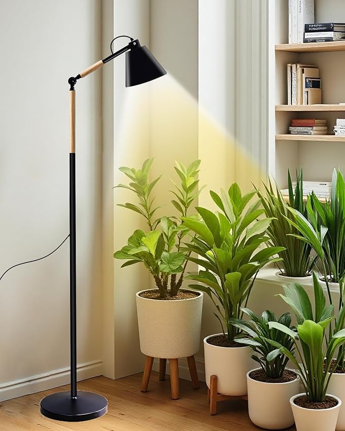 Standing Plant Grow Light, LED Growing Light Full Spectrum for Indoor Plants，4/8/12H Timer, Flow Grow Light for Tall Large Indoor Plants