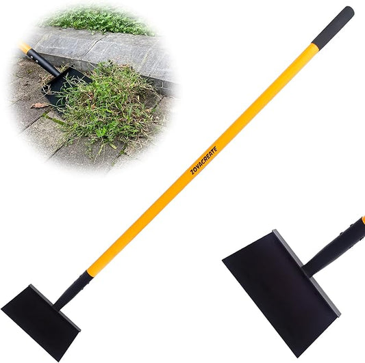Multifunctional Cleaning Shovel, Heavy Duty Flat Snow Shovel Ice Breaker Tool for Removal Snow Weeding -51Inch