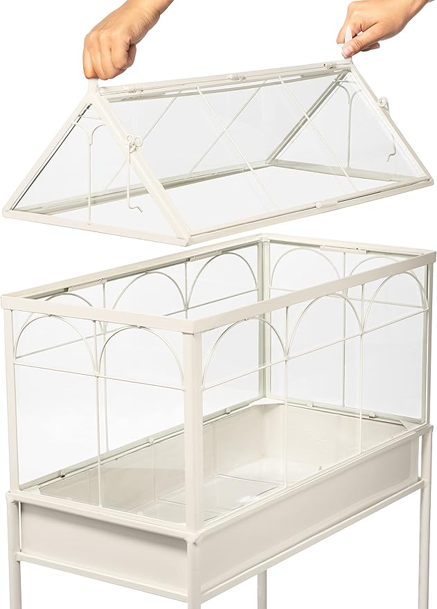 H Potter Terrarium Planter Freestanding Wardian Case (Large)