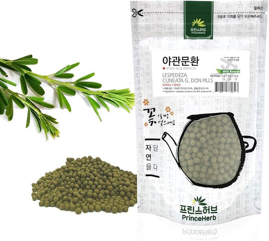 [Medicinal Korean Herbal Pills] 100% Natural Lespedeza Cuneata G. Don (Cuneata Bush Clover) Pills (Lespedeza Cuneata G. Don/야관문 환) (4 oz)