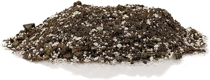 Premium African Violets and Gesneriad Premium Soil Mix by Gardenera - Horticultural Perlite (25%) + Vermiculite (25%) + Sphagnum Peat Moss (50%) - Made in USA - (3 Quart Bag)