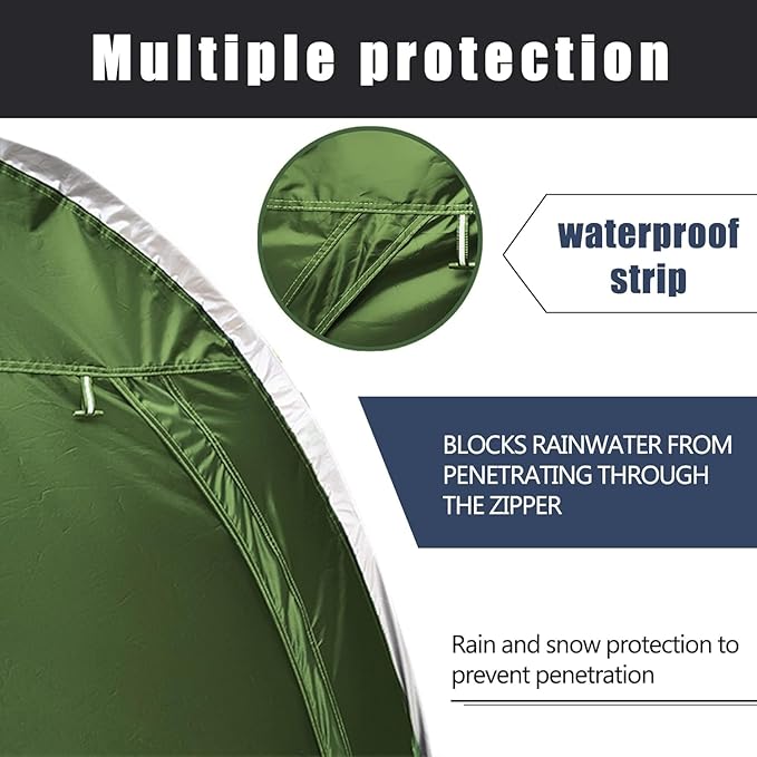 82.6 x 65x 59 in Bike Storage Tent, Outdoor Portable Storage Shelter for 4-5 Bicycles, 210D Oxford Fabric PU4000 Waterproof, Suitable for Storing Bicycles, Motorcycles and Various Tools