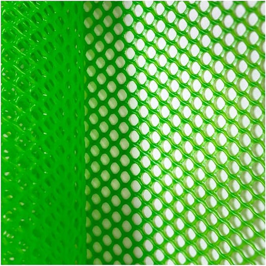 Plastic Poultry Netting Chicken Wire Fencing Net, Large Poultry Netting for Gardening, Dog/Rabbit/Deer, Temporary Barrier Outdoor Fence(Size:Mesh 0.47in-3.3ft Wx65ft L,Color:Green)