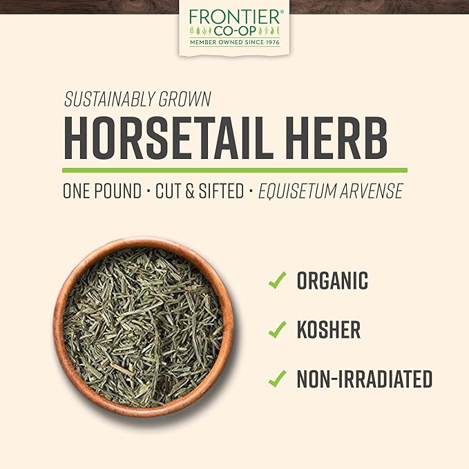 Frontier Co-op Organic Cut & Sifted Horsetail Herb 1lb