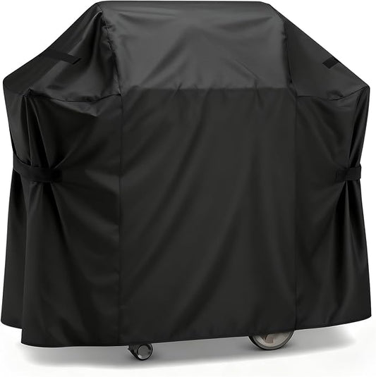 LBTING Grill Cover, 44-inch Heavy Duty 300D Oxford Waterproof Windproof UV Resistant BBQ Gas Grill Cover for Outdoor Barbecue Fit Most Brands Weber, Brinkmann, Char Broil, Holland