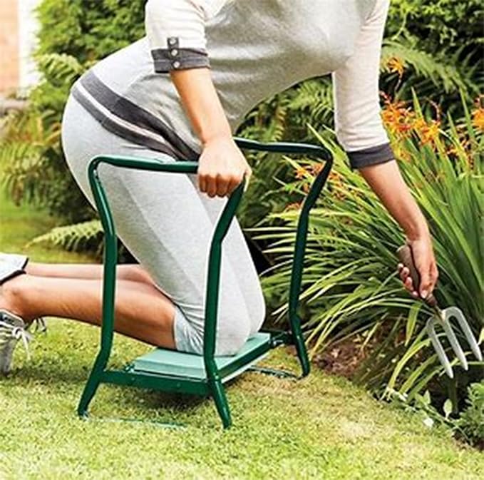 Backyard Expressions Garden Kneeler - Multi-Functional Gardening Seat and Kneeler