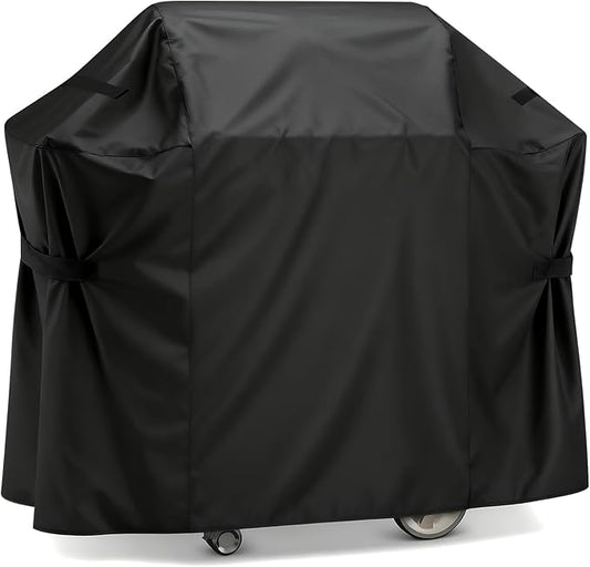 LBTING Grill Cover, 48-inch Heavy Duty 300D Oxford Waterproof Windproof UV Resistant BBQ Gas Grill Cover for Outdoor Barbecue Fit Most Brands Weber, Brinkmann, Char Broil, Holland