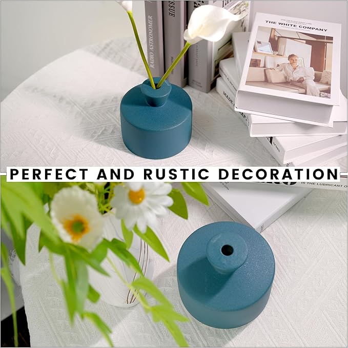 Ceramic Watering Bell, Decorative Watering Can for Plants, Stylish Indoor and Outdoor Watering Pot, Perfect for Home Garden and Office Décor (Green 19 fl oz)