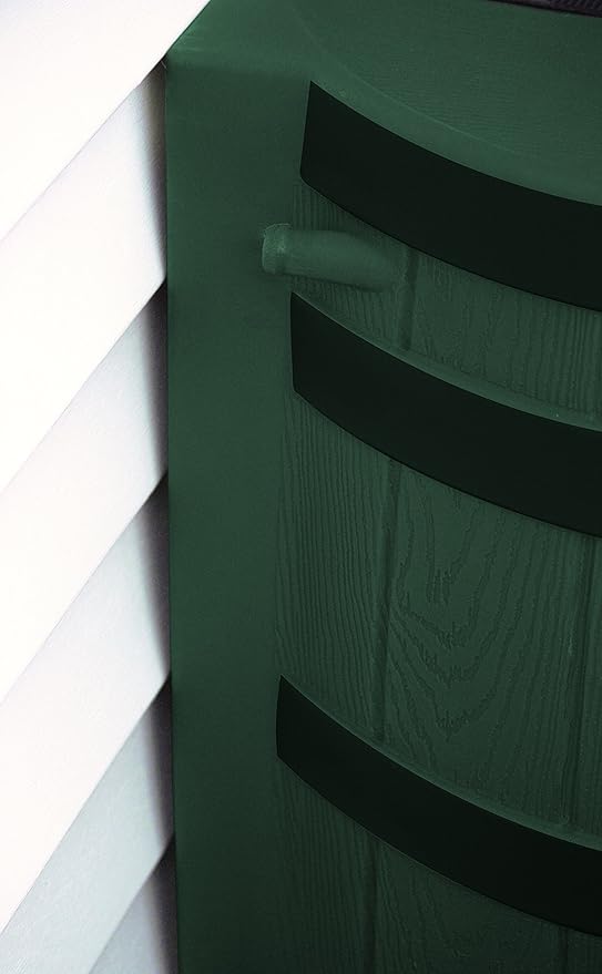 Good Ideas RW40-DR-GRN Rain Wizard 40-Gallon Darkened Ribs, Green