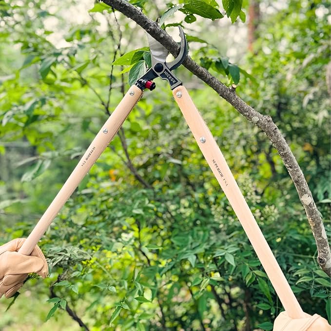 Heavy Duty Tree Lopper – 26" Professional Tree Branch Cutter with Hickory Wood Handles | Commercial Tree Pruner Made in USA