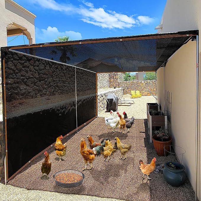 90% Shade Cloth for Garden Plant, 3x10FT Shade Neting with Grommets Outdoor Sun Black Shades Cover Shading Antifreezing for Plant Pergola Patio Shade Mesh Tarp Greenhouse Chicken Coop