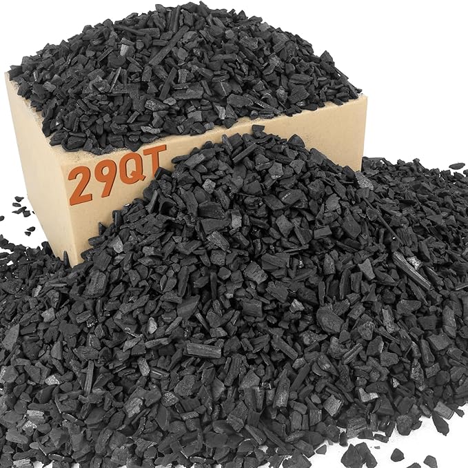 29 Quarts Horticultural Charcoal for Indoor Plants-Hardwood Potting Soil Amendment for Orchids, Succulent, Cactus, Terrariums, and Gardening