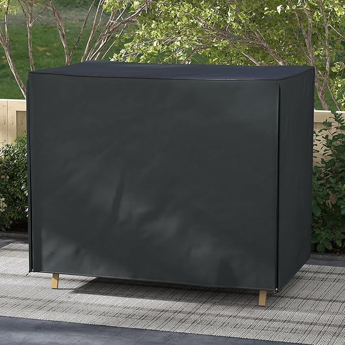Porch Swing Cover 63 Inch Waterproof 600D Oxford Hanging Outdoor Swing Cover All Weather Protected Swing Covers for Outdoor Furniture (Black, 87L x 49W x 67H inch)