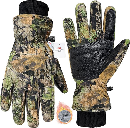 HANDLANDY Winter Gloves, Hiking Waterproof & Windproof Thermal Glove for Men Women