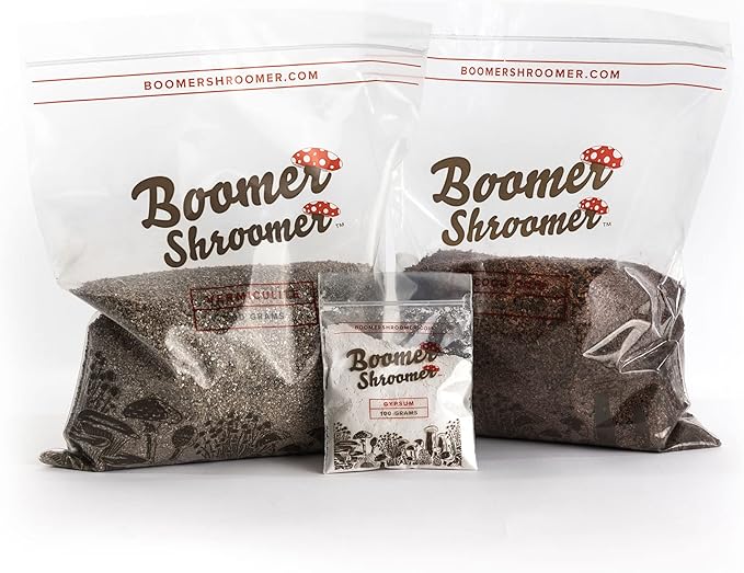 Boomer Shroomer Inflatable Monotub, Bulk & Spawn Bag Bundle