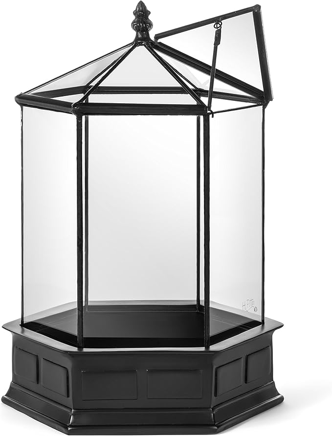 H Potter Glass Terrarium Succulent Planter Wardian Case Plant Container Six Sided WAR151