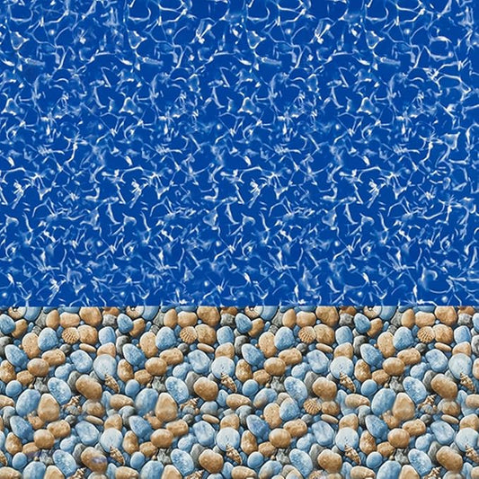 Swimline Overlap Pool Liner for Above Ground Pools, Bedrock, 15 x 30 (Oval), 48/52 Inch Wall, 25 Gauge