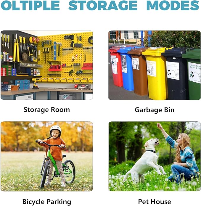 8x6 FT Outdoor Wood Storage Shed, Garden Tool Shed with Windows, Outside Storage Shed Waterproof for Backyard, Garden, Patio, 4 Vents (Without Floor) Wood Color