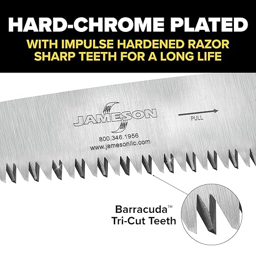 Jameson SB-16TE 16-inch Barracuda Tri-Cut Replacement Blade for Pole and Hand Saws