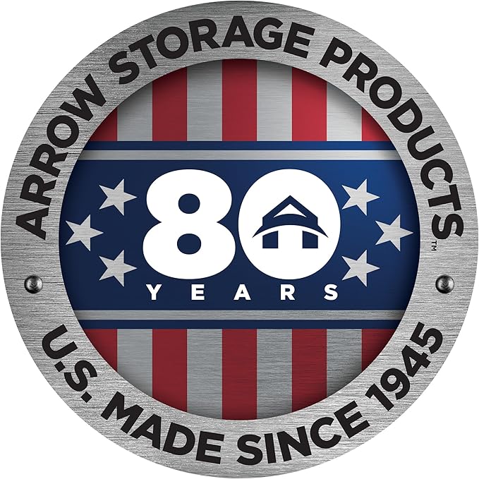 Arrow Shed Elite 14' x 16' Tall Outdoor Steel Storage Shed with High Gable and Lockable Doors Storage Building, Anthracite