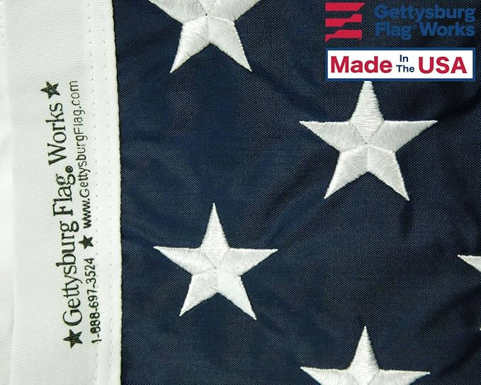 4x6' New Mexico Flag & 4x6' United States Flag Bundle - Durable All Weather Nylon & Reinforced Fly End Stitching - Made in The USA