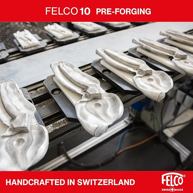 Felco F10 Pruning Shears – 8.3" Swiss-Made Left-Handed Garden Clippers with 25mm Cutting Capacity | Hand Pruners for Gardening | Garden Tool Cutter with Precision Bypass Blade, Aluminum Handles