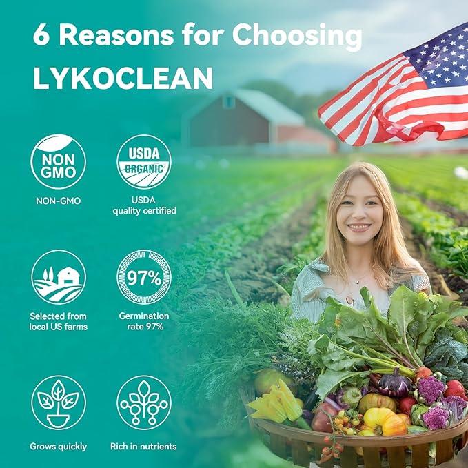 LYKOCLEAN Flower Seed Pods for Ahopegarden, iDOO MUFGA Hydroponics Growing System Indoor Gardening, 400+ Seeds, Dwarf Sunflower Bambino, French Marigold, Dahlia, Dwarf Petunia(7-Pods)