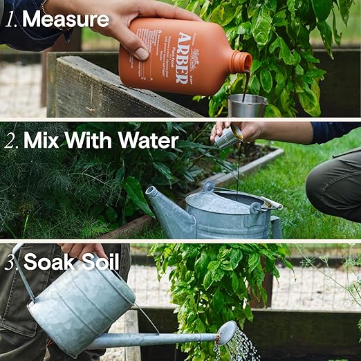 Organic Plant Food Liquid Fertilizer – Indoor & Outdoor Concentrate for Growth, Immunity & Bloom – Houseplants & Garden Fertilizer – Supports Strong Roots, Lush Foliage, High-Yield Harvests