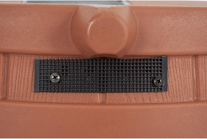 Good Ideas Rain Wizard 50 Gallon Plastic Outdoor Home Rain Barrel Water Storage Collector with Brass Spigot and Flat Back Design, Terra Cotta (4 Pack)